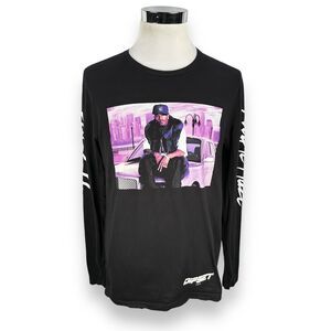 Camron Dipset Purple Haze Rap T-Shirt Men’s Large Black 100% Cotton Long Sleeve